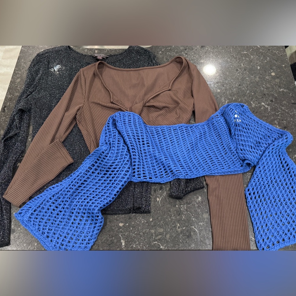 Set of 3 Long Sleeve Tops